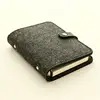A5 A6 Felt Shell Notebook Cloth Fabric Notebook Ring Binder Diary Notebook Paper Holder Portable Diary Stationery Gift NEW 4