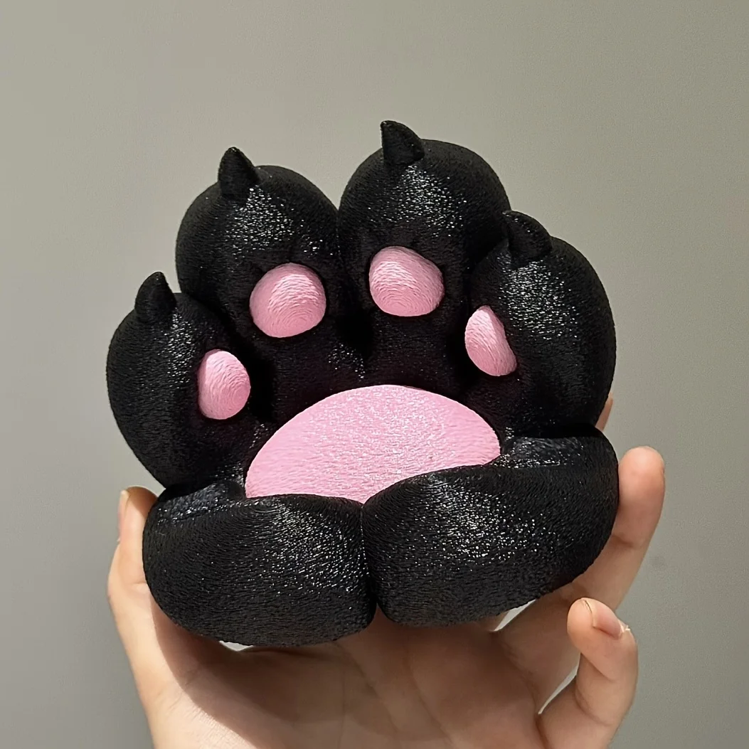 귀여운 고양이 발 모양의 휴대폰 및 태블릿 스탠드, 창의적이고 사랑스러운 데스크탑 레이지 스탠드, 휴대폰/태블릿을 거둘 수 있음, 여자친구를 위한 선물