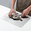 Kitchen Cutting Boards Stainless Steel Chopping Board Panel Chopper Table Food Cutting Kneading Dough Board Kitchen Accessories 4