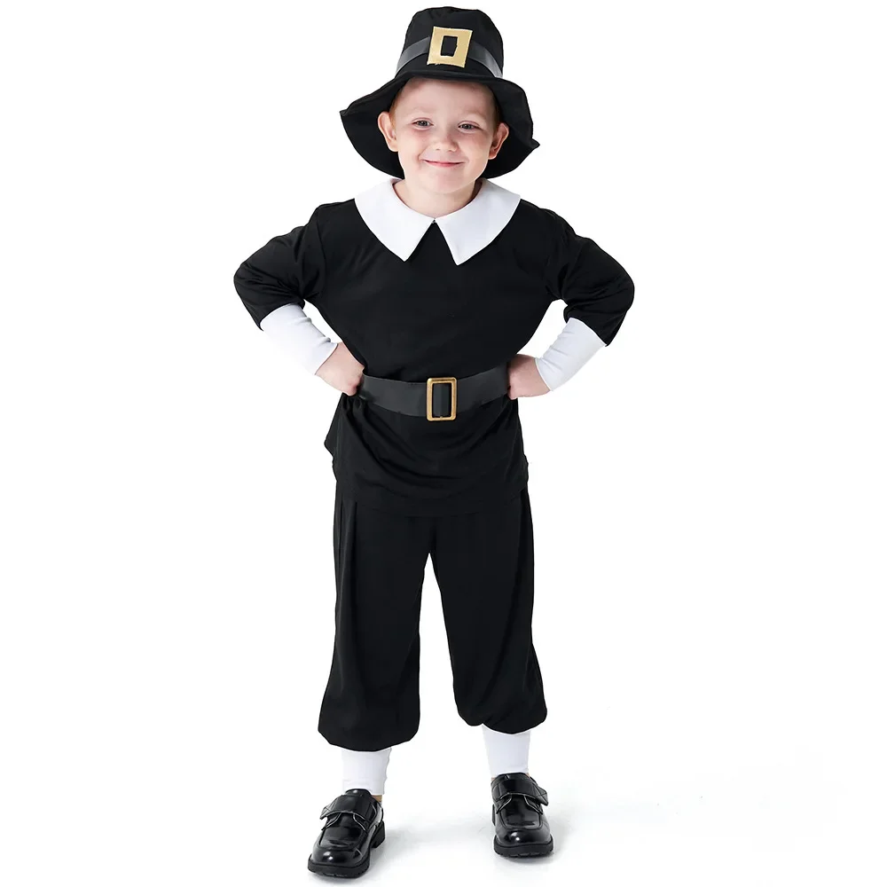 

Children's Colonial Boy Stage Play Cosplay Costume