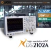 OWON XDS2102A Digital Oscilloscope 100MHz 1GS/s 2 Channels+1External 20M Record Length 12-bit High Resolution ADC and 8 inch LCD 1