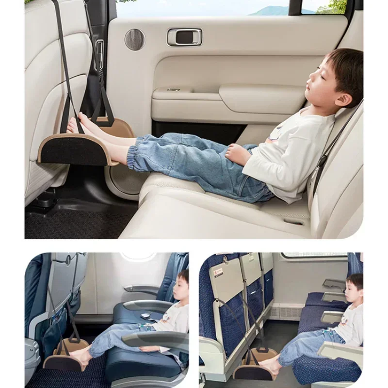 Kids Travel Airplane Bed Portable Travel Foot Rest Hammock Kids Airplane Seat Extender Leg Rest For airplane foot rest airplane seat extender