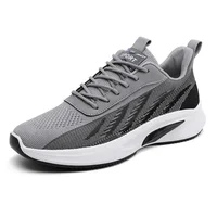 Men&39;s fashion sports shoes black and white lace-up men's casual sports running sneakers high quality soft sole large size
