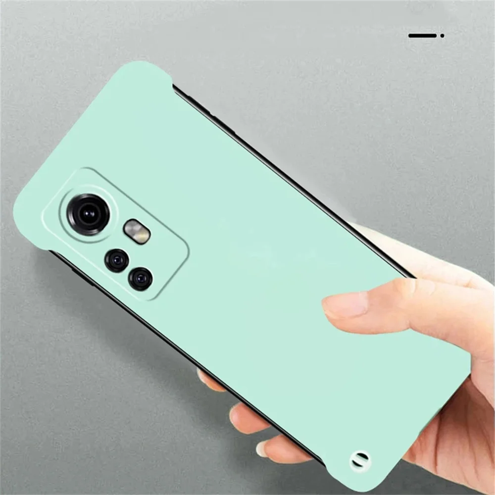 Ultra Slim Frameless Colorful Matte Phone Hard Cover