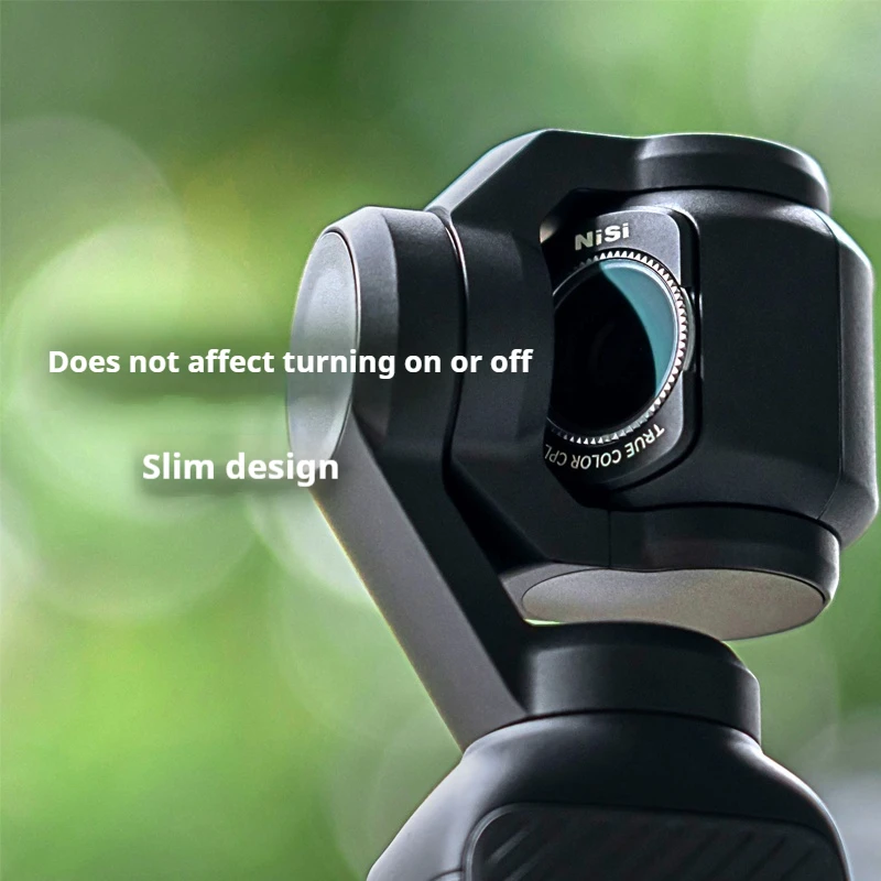 DJI 오즈모 포켓 3용 Nisi 마그네틱 필터 키트 (변경 가능한 ND 1.5, CPL 필터 포함) 및 블랙 미스트 트루 컬러 나노 코팅 방수 오일프로