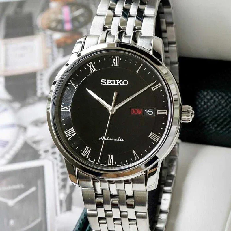 Seiko Presage Muslimax Automatic Black Dial Cinturino In Acciaio Inossidabile Articoli Di Spedizione Gratuiti Orologi Jp (Origine)