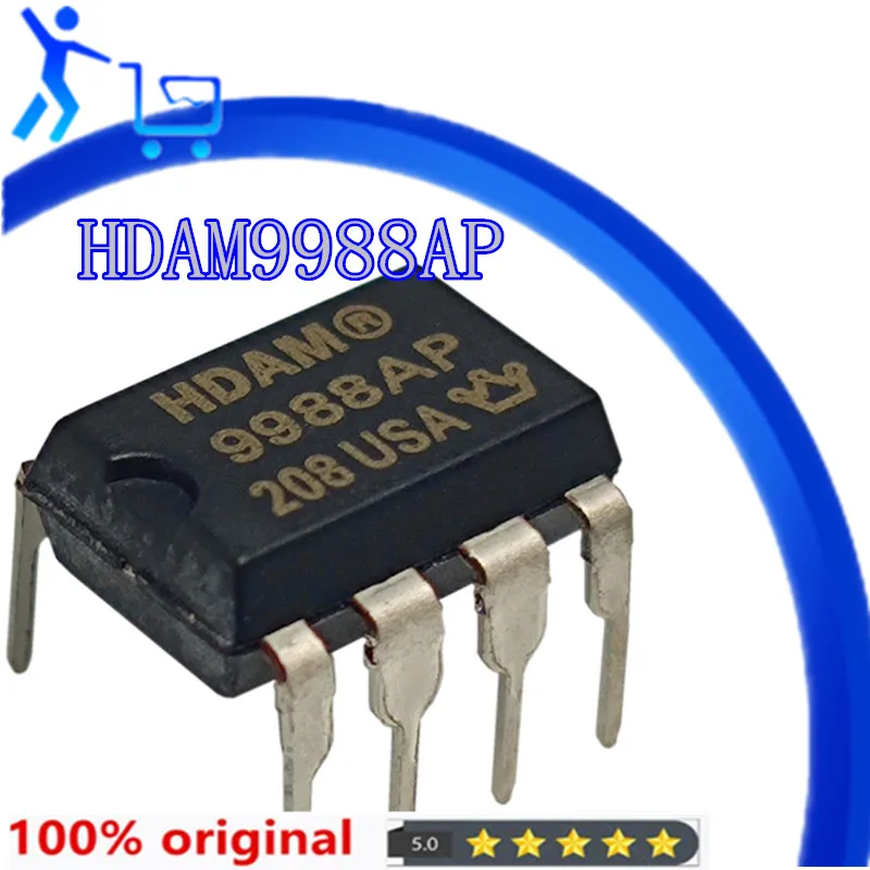 

100% original HDAM9988AP Dual operational amplifier DIP OPA2604AU 2132UA 1612AID 1622 4558D