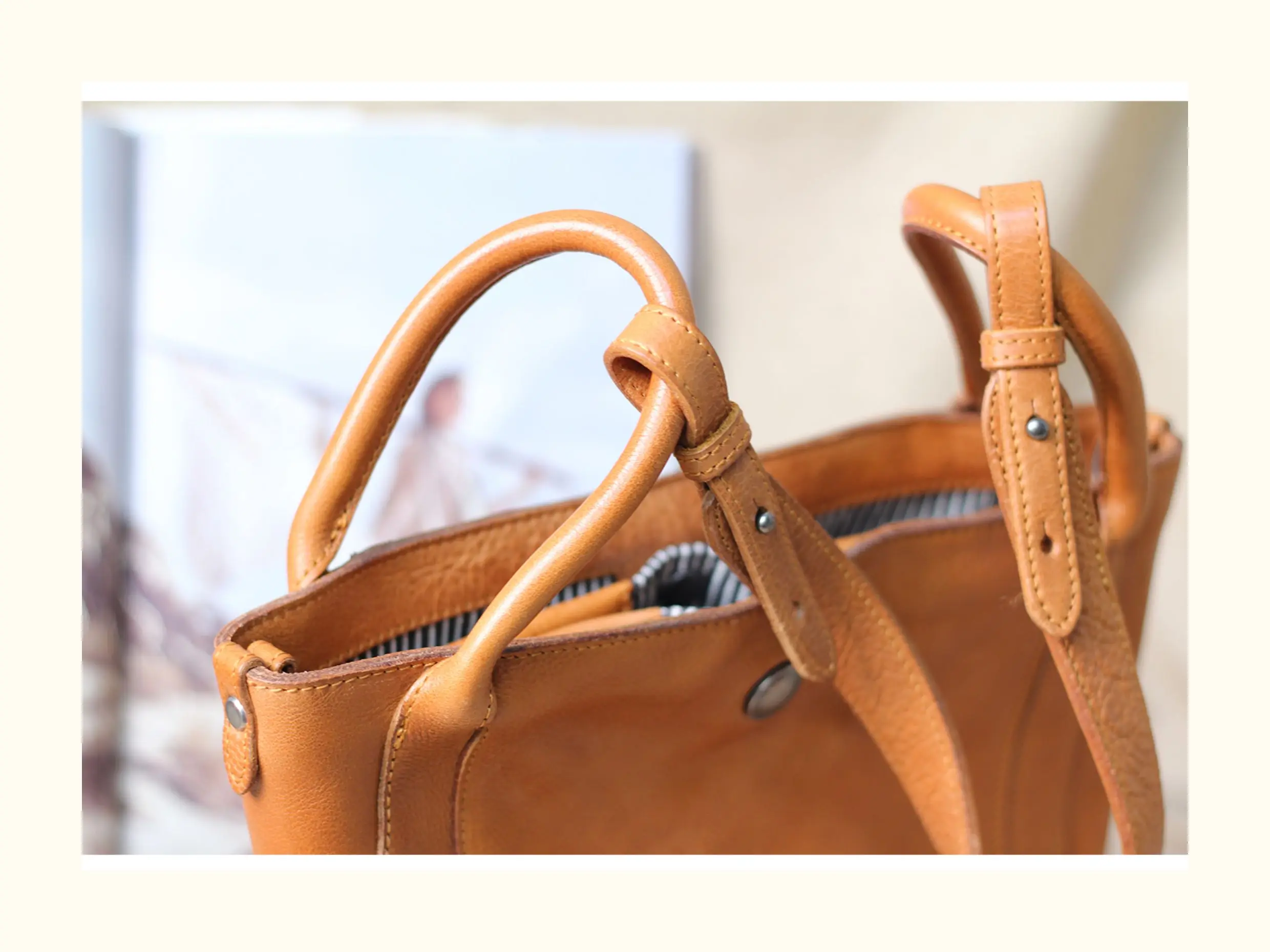 Outdoor-Reisen, luxuriöse Damen-Einkaufstasche aus echtem Leder, lässige Handtasche, Modedesigner, handgefertigte Umhängetasche aus weichem Rindsleder – Detail 9