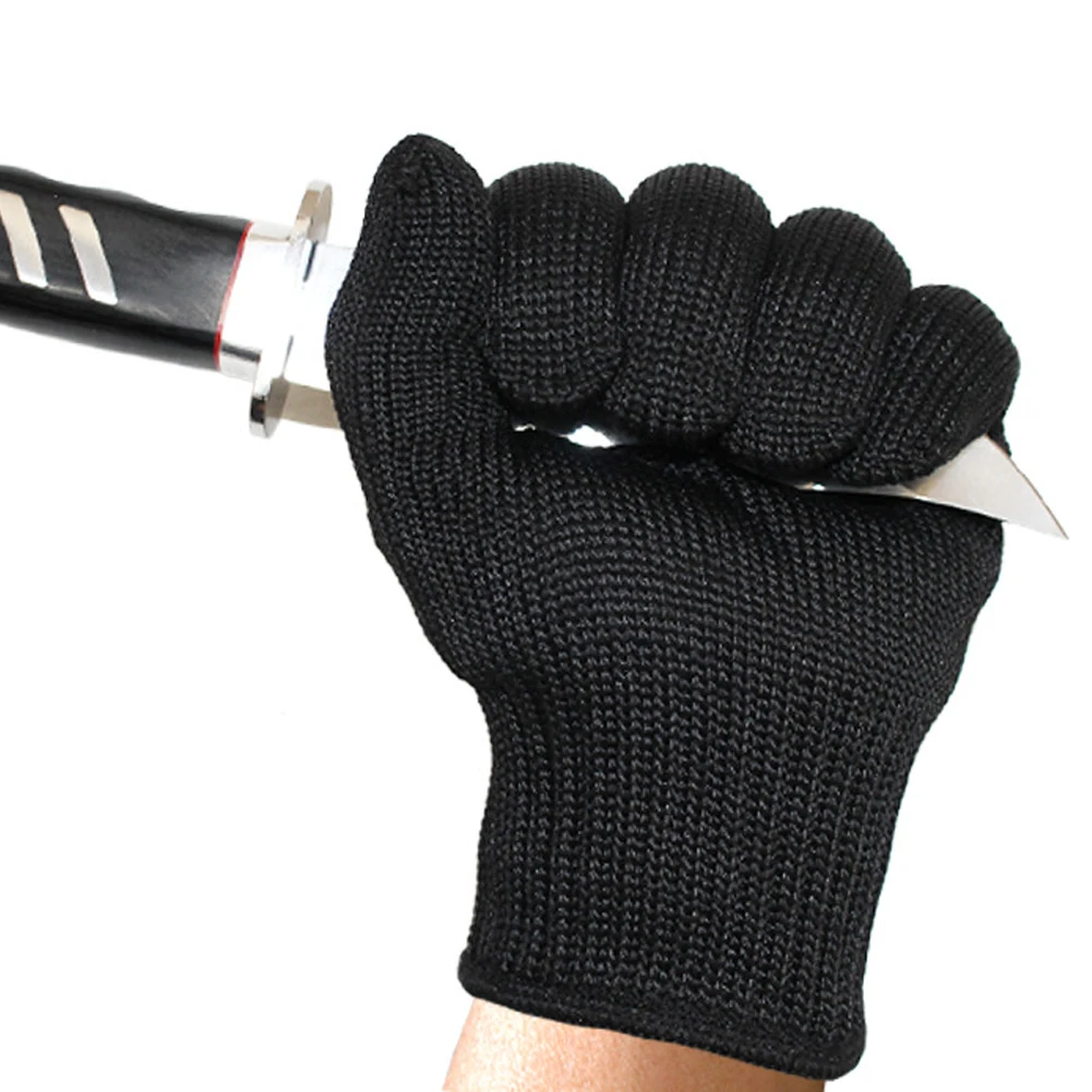 1Pc Stainless Steel Wire Cut Resistant Anti-Cutting Safety Protective Gloves Grade 5 Steel Wire Industrial Grade Gloves