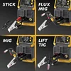 TOOLIOM Aluminum MIG Welder Pulse 250A 110V/220V Dual Voltage Multifunctional Welding Machine Gas/Gasles Flux MIG/Lift TIG/Stick 6
