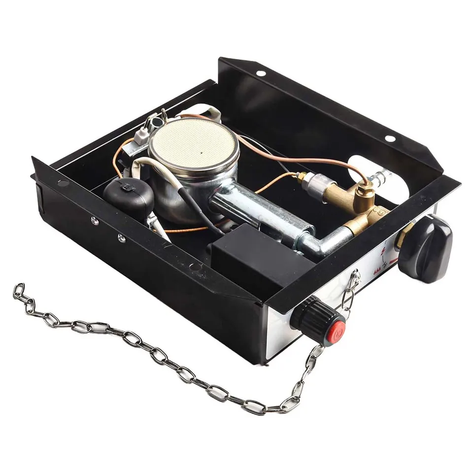 ZMdooreasy 47,000 BTU Patio Heater Burner Replacement Kit With Control Box For Glass Tube Heaters