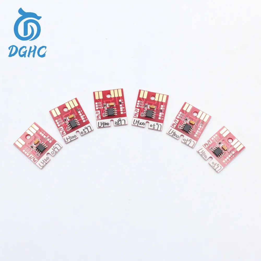 

8pcs/lot LH100 spc 0597 permanent chips for Mimaki UJF3042 UJF6042 LH-100 Auto Reset chips, Clear is one time chip