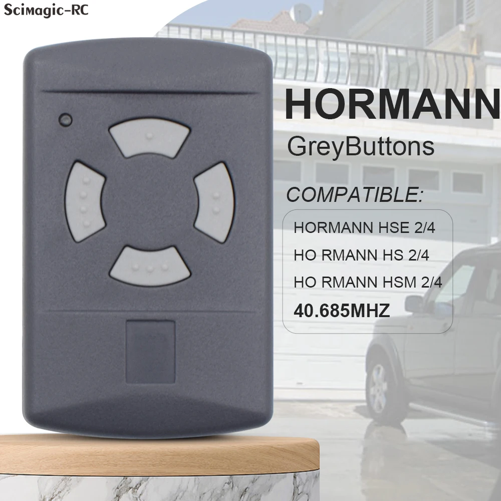Hörmann Hs M 2 4 0682 Programmierung Hörmann Télécommande de garage, HSE2, HSE4, HSM2, HSM4, HS2, HS4, 40