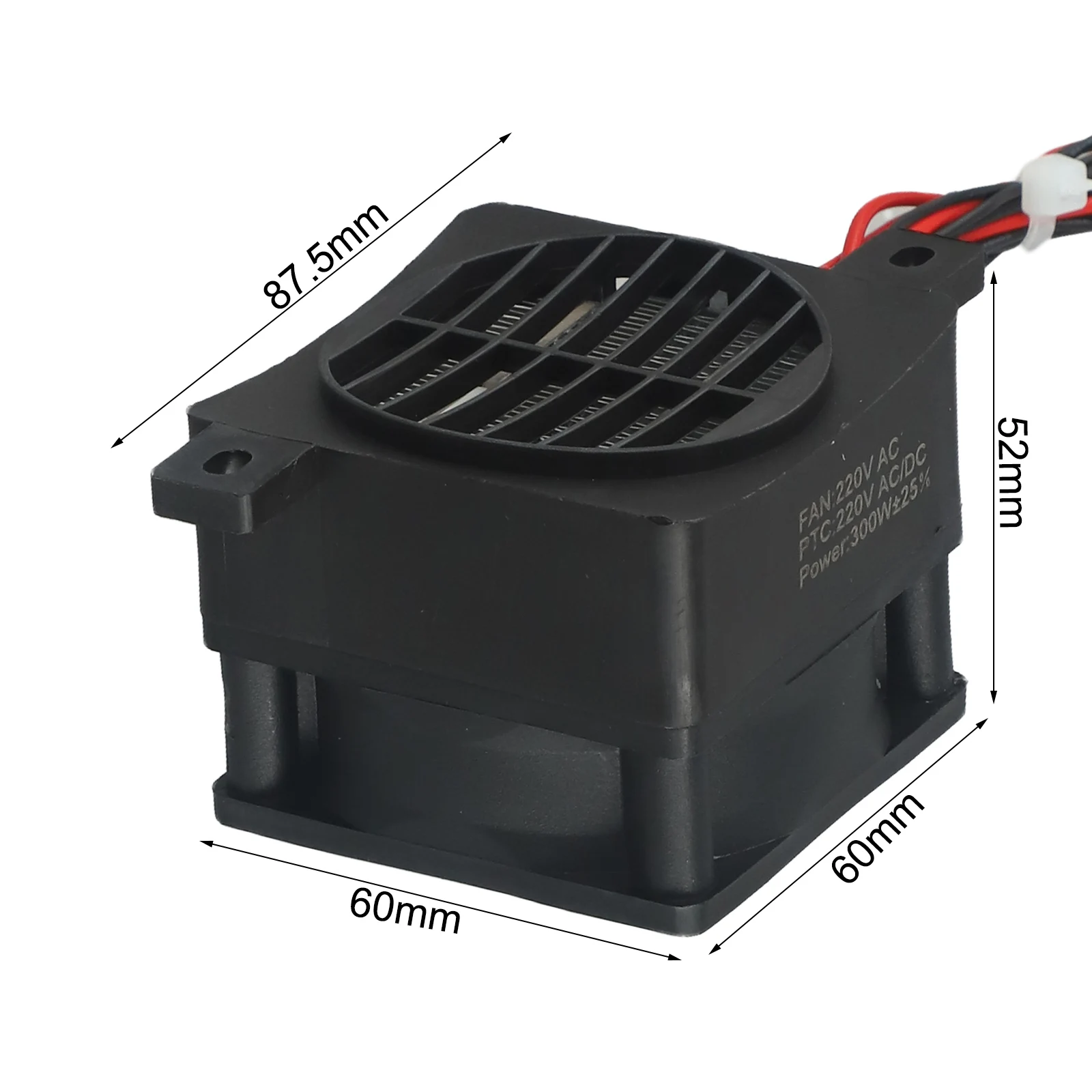 220V Electric Heater 12V/24V 300W/400W Insulation PTC Cars Fan Heater Constant Temperature Electric Small Space Heating