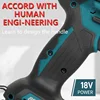 Makita DDF487 10mm Lithium battery 18V rechargeable brushless drill Electric screwdriver driver Wireless pistol drill 5