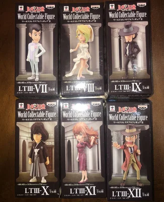 Экшн-фигурка Lupin III EX CASHAPON Rupan Sansei Daisuke Jigen Fujiko Mine Koichi Zenigata Goemon Ishikawa, модель, игрушки с орнаментом