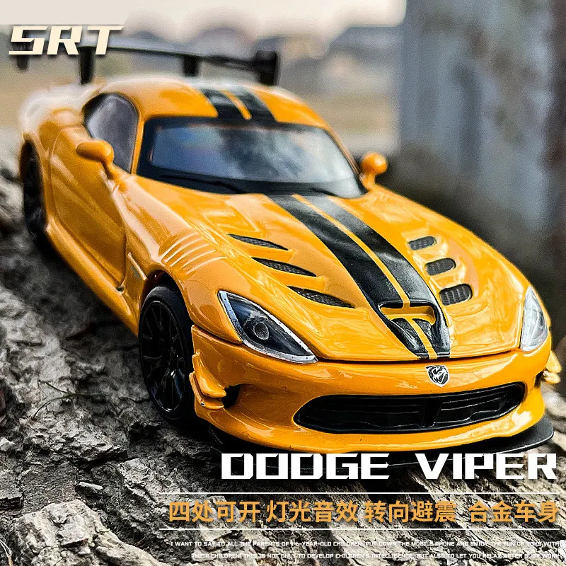 1:32 Dodge Viper ACR SRT Alloy Sports Car Model Diecasts Metal Toy