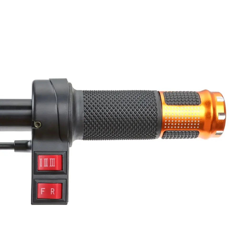 Enhanced Throttle Handlebar Grip for E-Bikes – Speed Control and Cable Forward/Reverse Feature