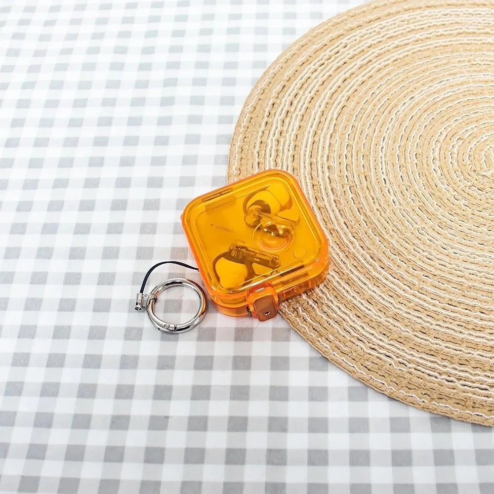 Transparent Shockproof Earphone Protective Case with Switch Locking Design
