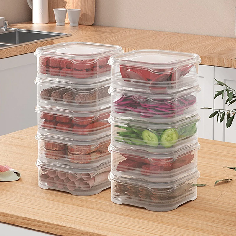 

Refrigerator Food Storage Containers Kitchen Food Sealed Crisper Containers Food Storage Containers Fresh Box Kitchen Organizer