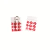 3434 Mini Zip lock bags 100pcs Plastic Packaging Bags 2x2cm Reclosable Baggies Dice Printing For Small part Jewelry Lock Seal zi 5