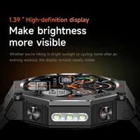 2025 For HUAIWE Military Outdoor GPS Sports Smart Watch Men 1.39" 5ATM Waterproof 530mAh ChatGPT AI Assistant Compass Smartwatch - Image 2