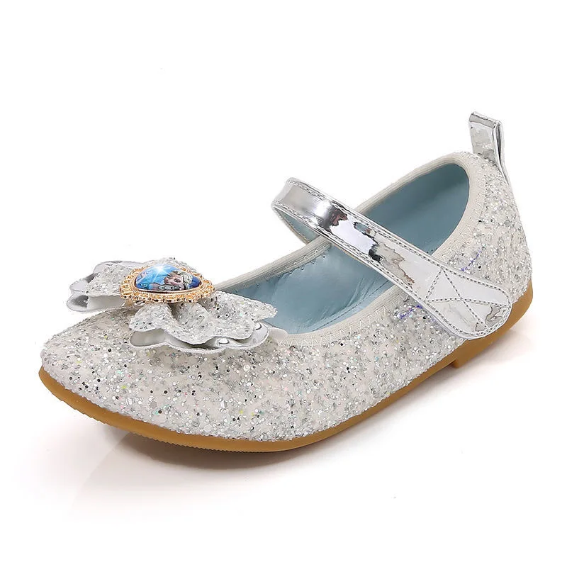 Nieuwe Disney Frozen Meisjes Enkele Schoenen Kinderen Pailletten  Dansschoenen Boot Zachte Bodem Prinses Eu Maat 25-36 - AliExpress Moeder \u0026  Kinderen