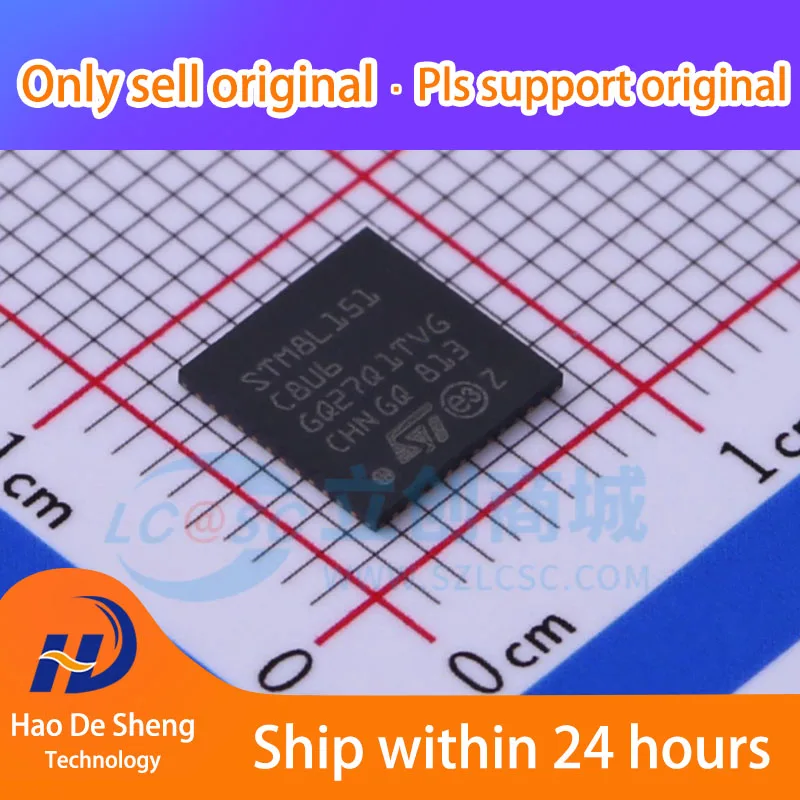 

1 шт./партия STM8L151C8U6 QFN48 новая Оригинальная фотография