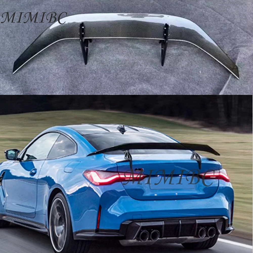 

FOR BMW G20 G28 G22 G23 G26 G80 G82 M3 M4 Real Carbon Fibe Rear Trunk Lid Ducktail Spoiler Wings Car Styling Tuning Accessories