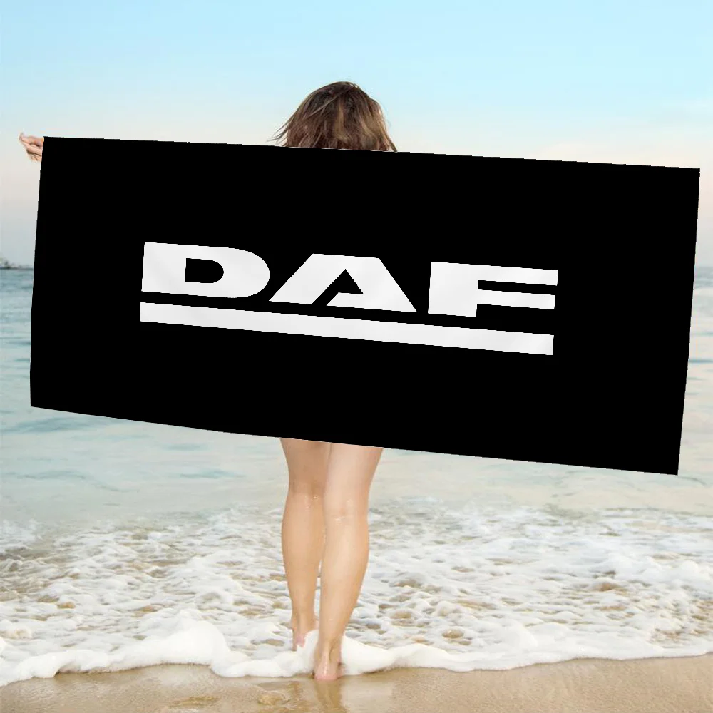 DAF Truck Logo Big Microfiber Beach Towels Quick Dry Towel Sand Beach Towels Pool Towel For Travel Swim Pool Yoga 5