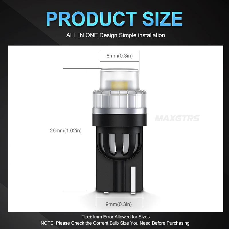 5x T10 194 168 LED ���� w5w 3020 Ĩ �ڵ��� DRL Ŭ����� ����Ʈ ������ �ǳ��� ��ü�� ��ȣ�� ���� ��� ������ �����