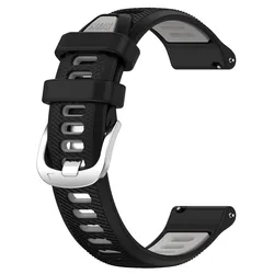 Enhanced Silicone Sport Strap - 22mm (GRAY)