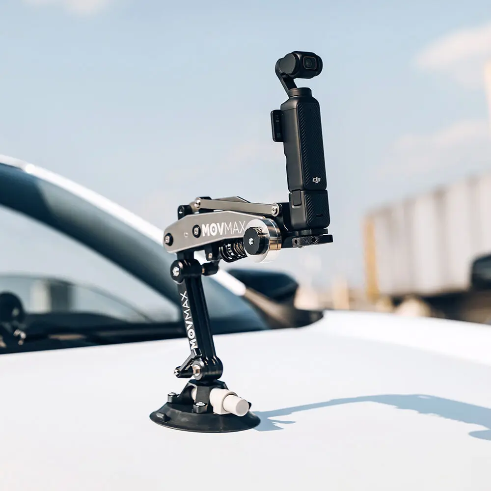 Vaxis Movmax 블레이드 암, DJl 포켓 3 Insta 360 X4 GoPro HERO 12 휴대폰용, 유압 조절 가능한 댐핑 N2 암 기술