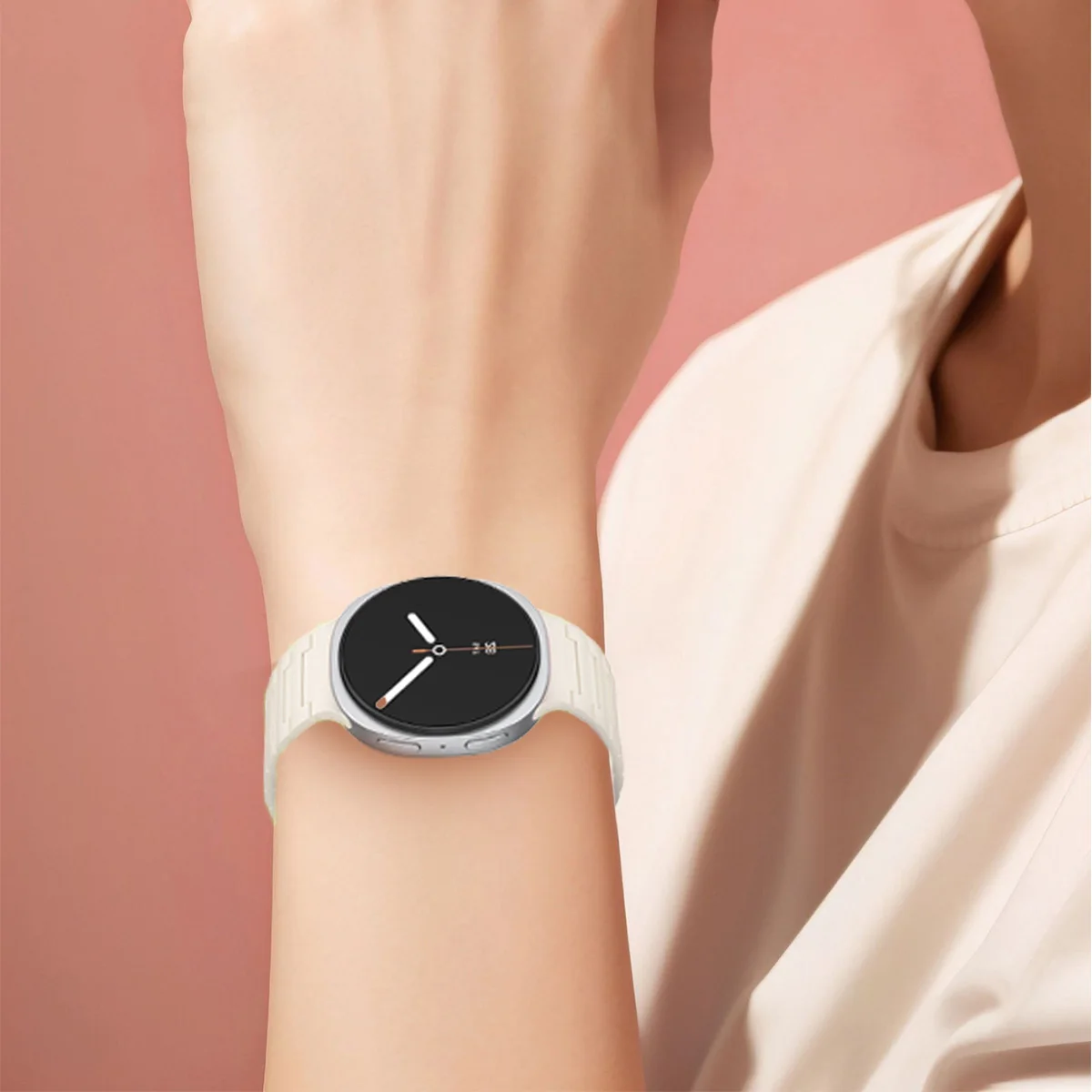 Magnetic Silicone Loop Strap Replacement Bracelet