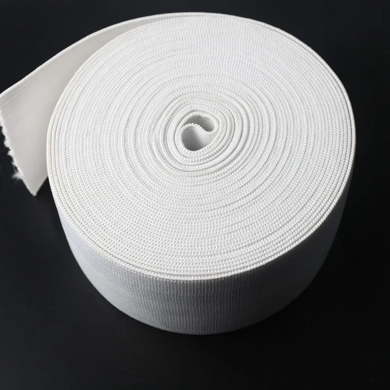 Striped Elastic Band for Garment Decoration and Sewing Supplies – Multiple Lengths Available