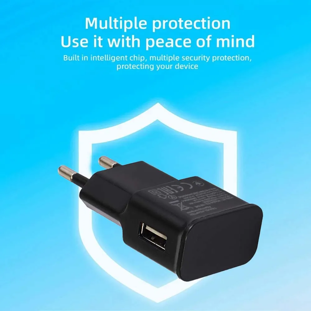 5W USB Wall Charger Power Supply 5V 1A Universal Portable Travel Power Compatible With Samsung iPhone