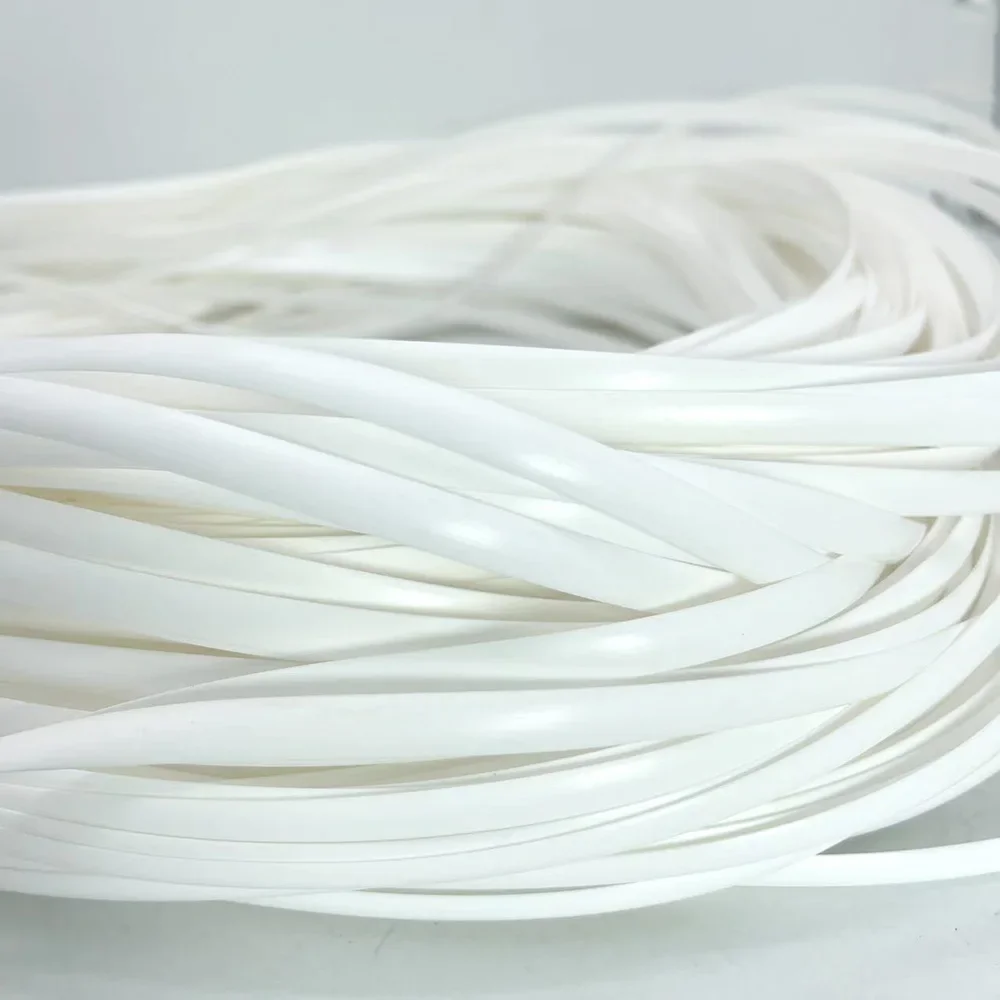500g white synthetic rattan PE rattan plastic imitation synthetic weaving raw material for outdoor table chair component