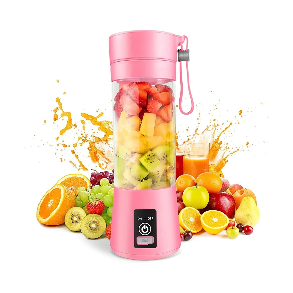 Portable Handheld Mini Blender 6 Blades Protein Shakes Fruit Mini Mixer for  Home Sports Office Camping - AliExpress