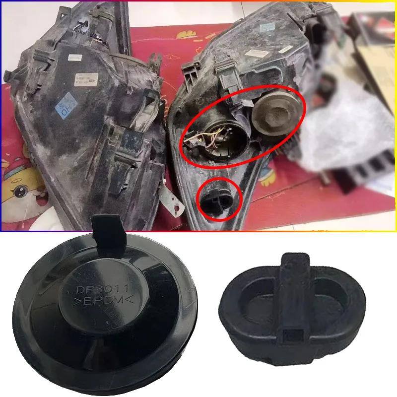 Headlight Dust Cover Headlight Cover Headlight Lens Cover For Ford Focus 2009-2012 2012-2014