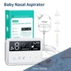 Baby Nasal Aspirator Electric Adjustable Nose Cleaner with Built-In Music & Night Light Rechargeable Nose Booger Sucker for Infa 1