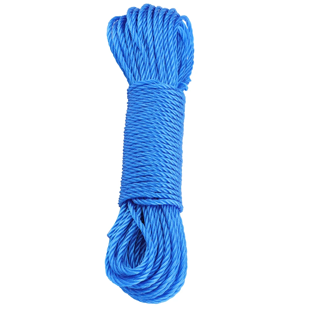20m Nylon Clothesline 20m Nylon Rope 20m Nylon Rope Lines Cord Clothesline Garden Camping Outdoors Nylon Clothesline Nylon Lines 5