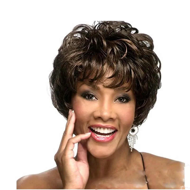 

Short Hair Styling Wig for Women Face Trimming Fluffy Natural Cos Wig