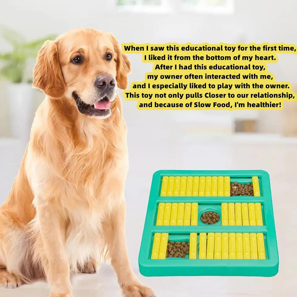 Slow Treater Treat Dispensing Lick Mat / Puzzle Feeder Toy