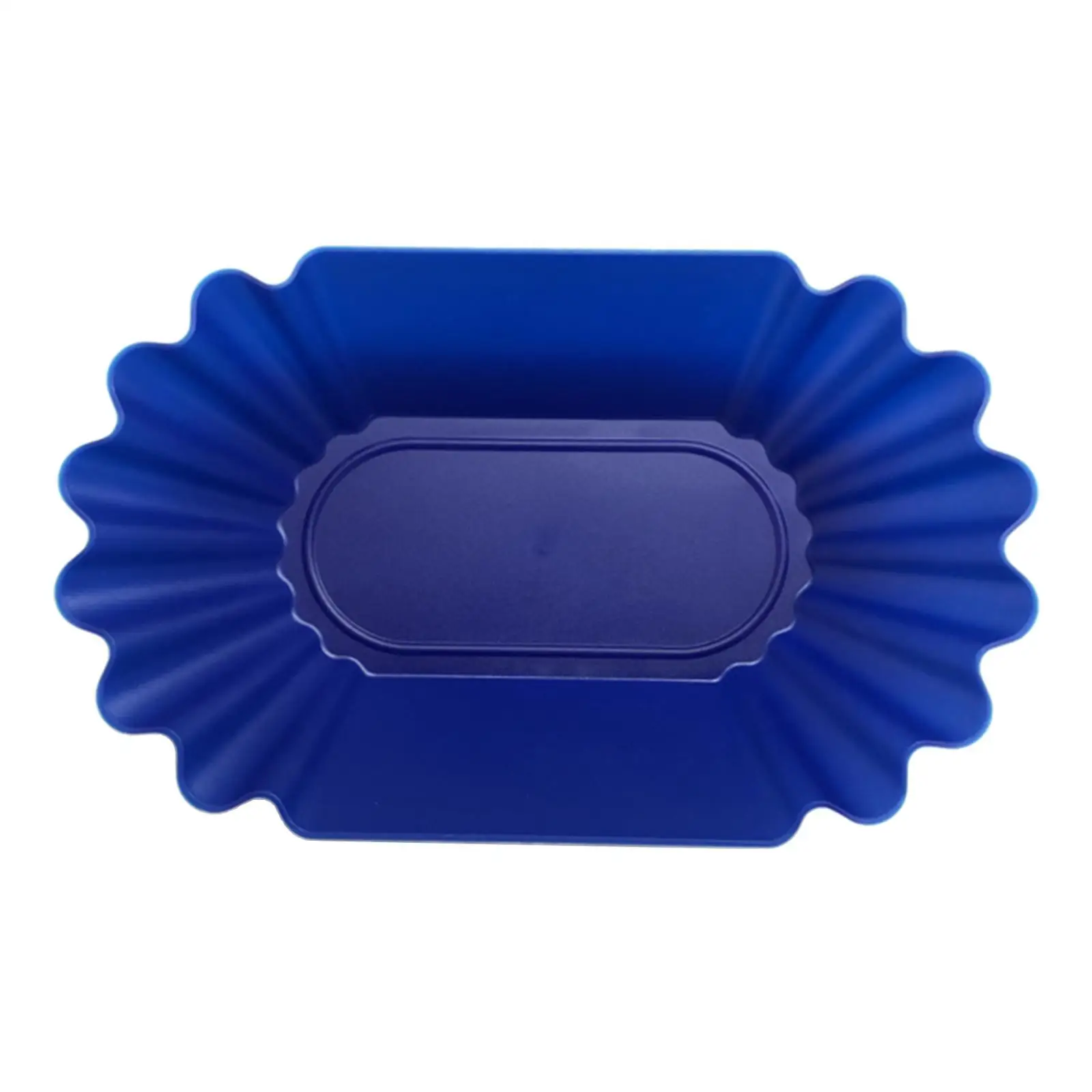 Coffee Powder Dish Dessert Plate Coffee Accessories Tea Tray Wooden Serving Tray 1 Piece Plastic Plate Oval Coffee Bean Tray for Kitchen Coffee Beans Display