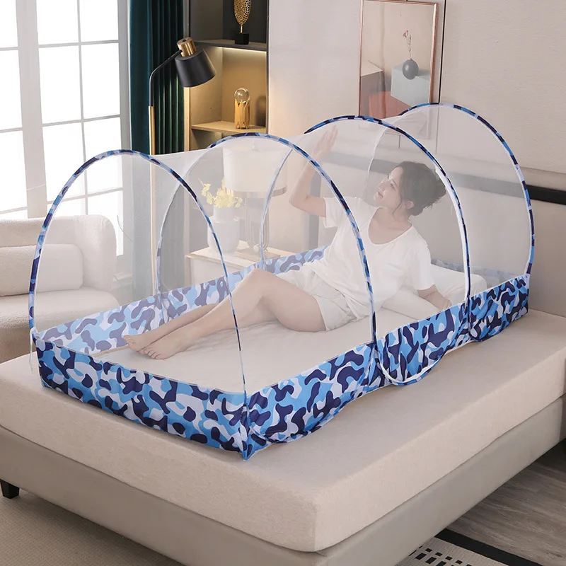 Mosquito Net for Bed Portable Folding Tents One Touch Single Bed Tent Outdoor Camping Anti Mosquito Insect Screen Foldable Mesh Mosquito Net for Bed Portable Folding Tents One Touch Single Bed Tent Outdoor Camping Anti Mosquito Insect Screen Foldable Mesh