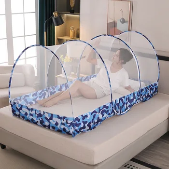 Mosquito Net for Bed Portable Folding Tents One Touch Single Bed Tent Outdoor Camping Anti Mosquito Insect Screen Foldable Mesh