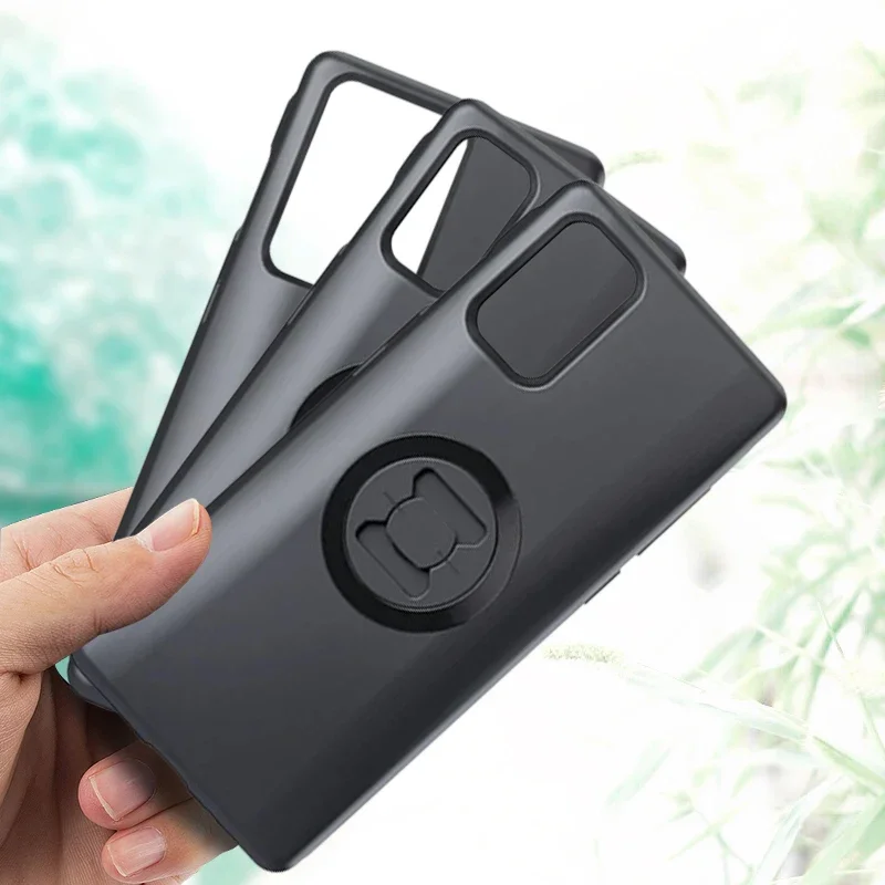 Motorcycle Mount Phone Case with Anti-Vibration and Quick Lock System