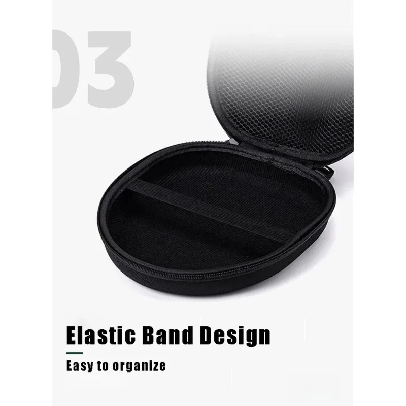 Durable Portable Over-Ear Headphone Storage Pouch with Shockproof Protection