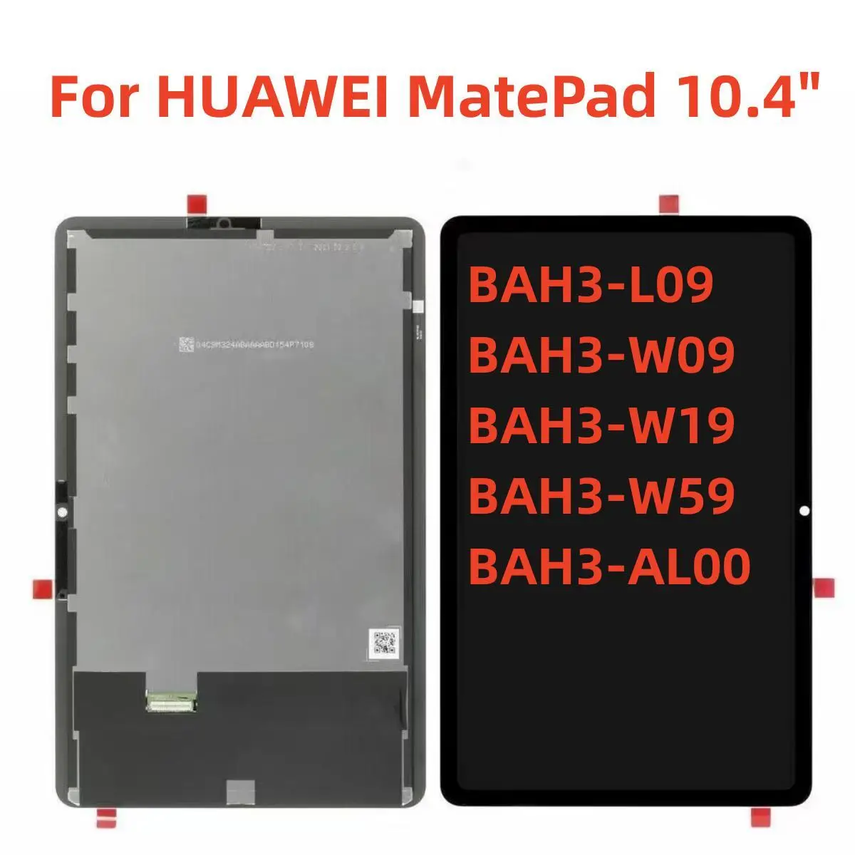 

New LCD 10.4" inch For HUAWEI MatePad bah3-L09 bah3-w09 bah3-w19 bah3-AL00 Touch Screen Digitizer With Lcd Display Assembly