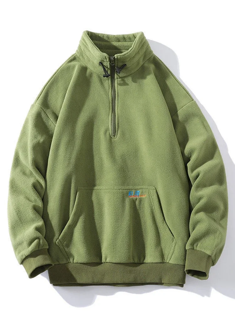 Gmiixder Fall/winter Stand-up Collar Sweatshirt 5